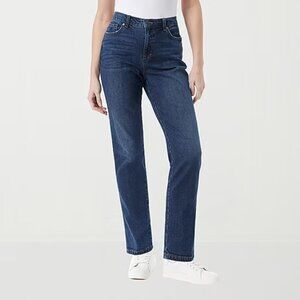 Gloria Vanderbilt Amanda Slim Jeans - Size 16 - Medium Wash - Pre-owned